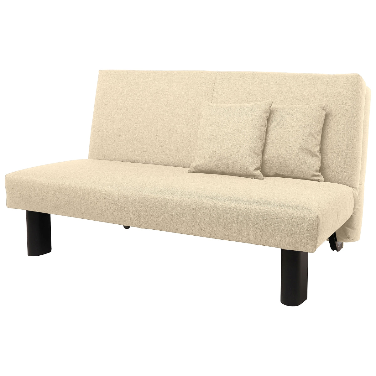 Columbus II – kompaktes 2-Sitzer-Sofa in Hellbeige, ohne Armlehnen