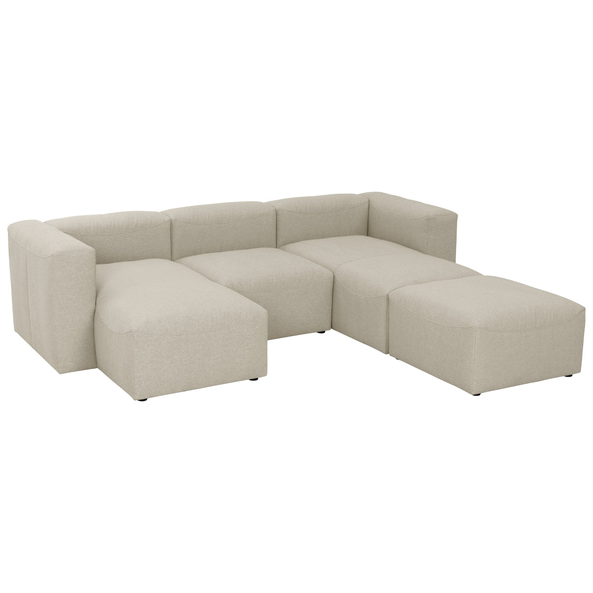 Lena – modulares Sofa-System, kombinierbare Module für kleine Räume